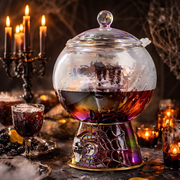 Other - *NEW* Pearl Luster Skeleton Hand Embossed Drink Dispenser